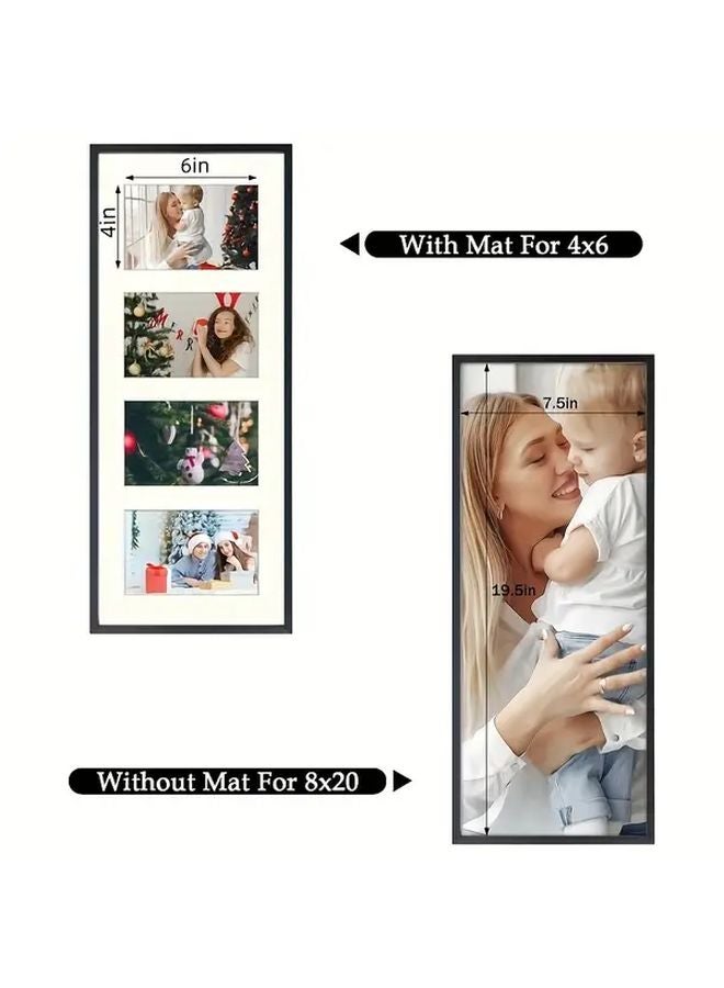 Simple Modern Minimalist Photo Frame Horizontal Wall Mounted Picture Frame For Living Room Bedroom Office - Image 4