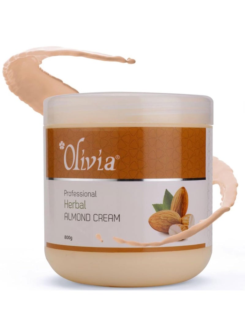 Olivia Professional Herbal Almond Cream | 800g - Image 1