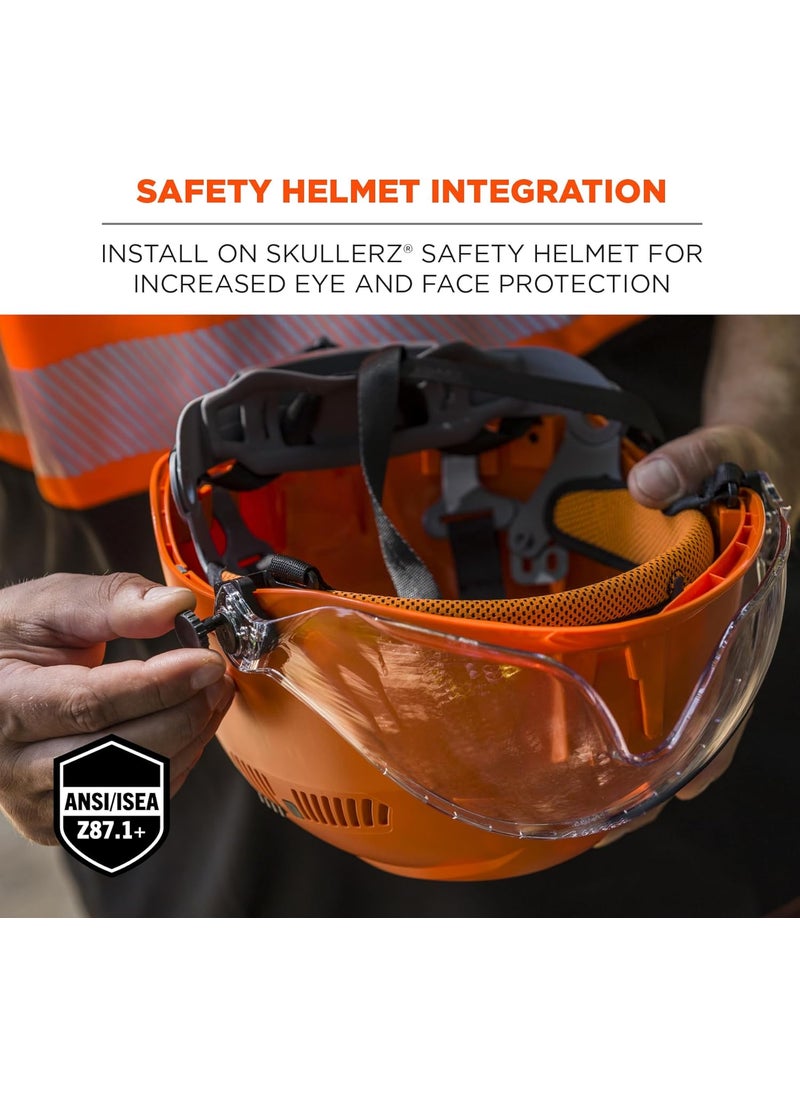 Ergodyne Ergodyne Skullerz 8991 Safety Helmet Visor Smoke Antifog  - Image 3