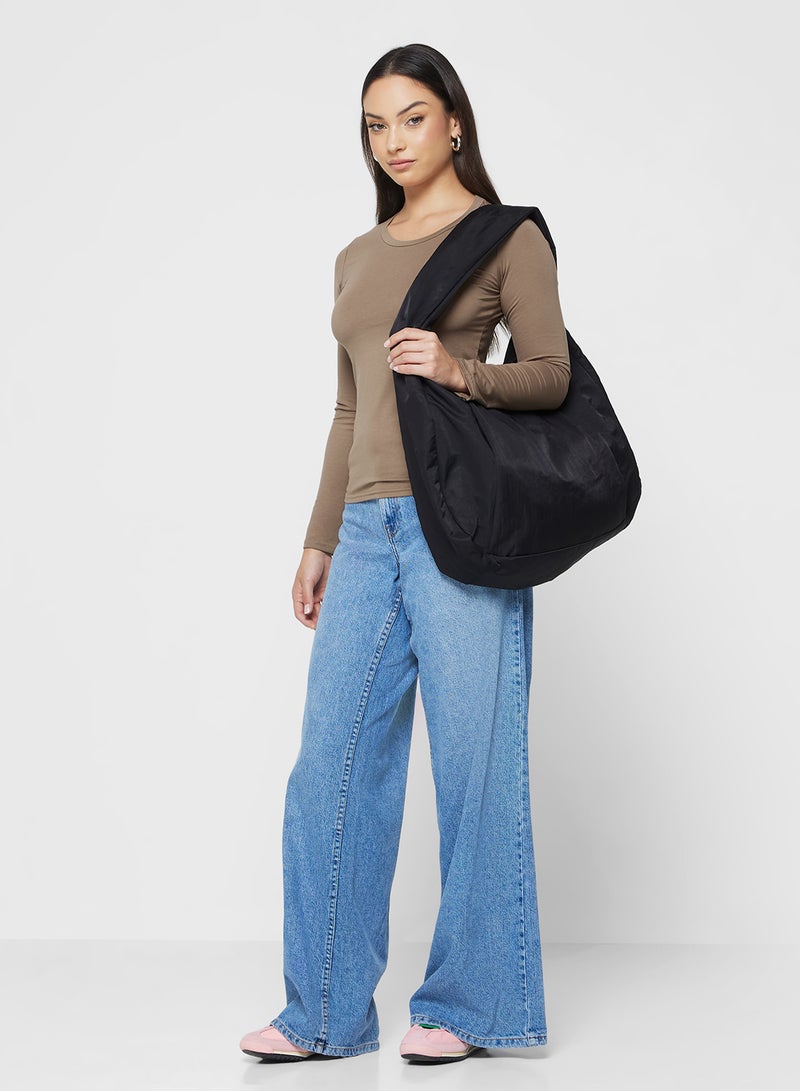 جينجر بيسيكس بلوزة بأكمام طويلة وياقة قارب - Image 4