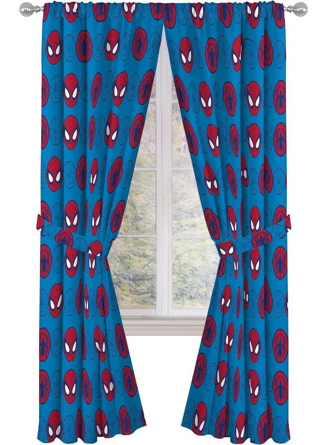 Jay Franco Kids Window Drapes - 4 Piece Curtain Set - Image 1