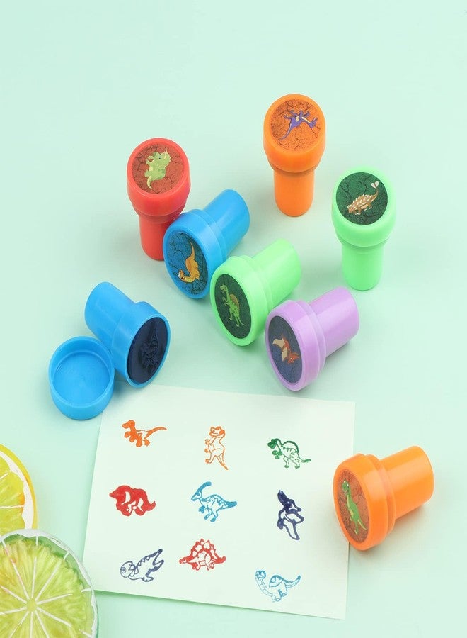 Welecom 30 Pieces Animal Stamps for Kids Dinosaur Ocean Life and Zoo Wild Self Inking Stamp for Birthday Gift Jungle Party Supplies Teacher Stampers for Students Goodie Bag Prizes Classroom Rewards Filler - Image 5