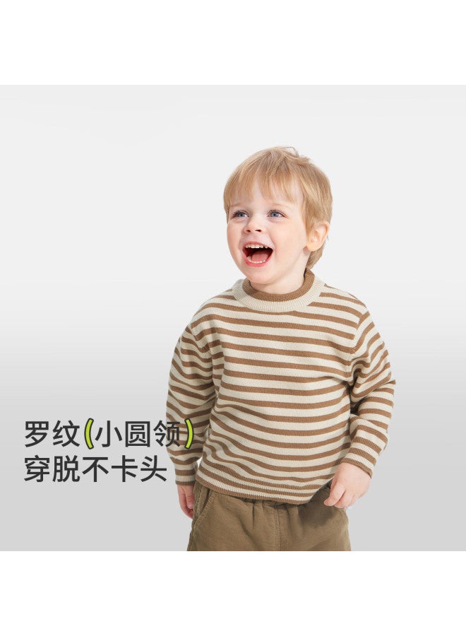 Baby Sweater Boys Pullover Sweater Spring/autumn Style Round Neck Pullover Top Girls - Image 3