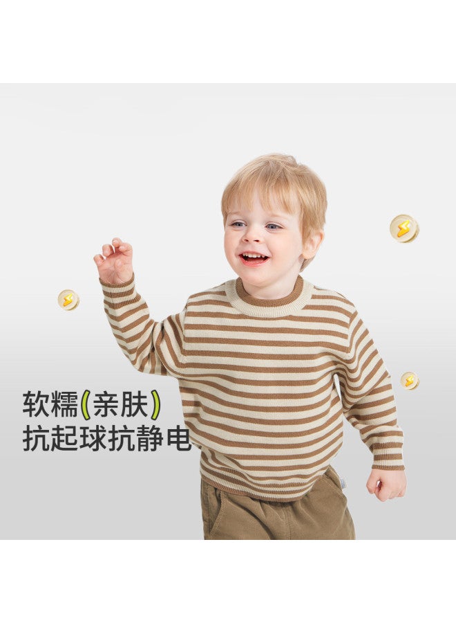 Baby Sweater Boys Pullover Sweater Spring/autumn Style Round Neck Pullover Top Girls - Image 4