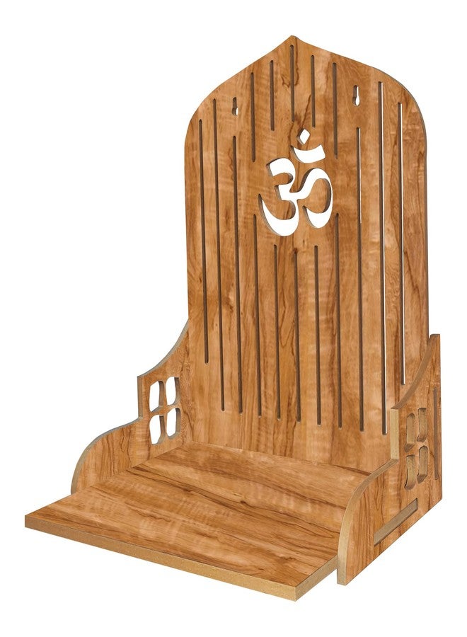 LINGAZ Wooden New Wall Mounted Hanging Puja Temple Stand for Home, Shop and Office - Image 3