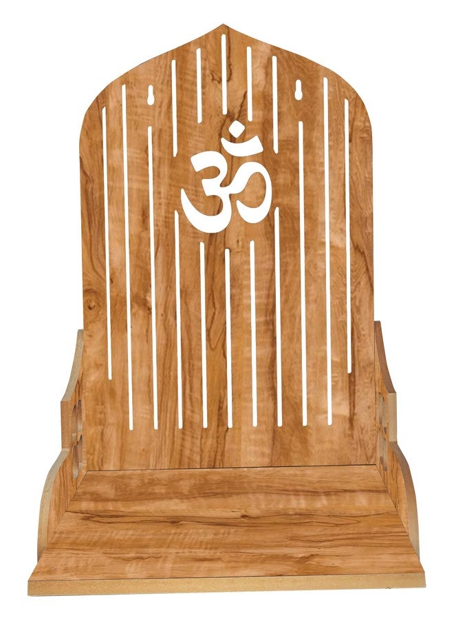 LINGAZ Wooden New Wall Mounted Hanging Puja Temple Stand for Home, Shop and Office - Image 2