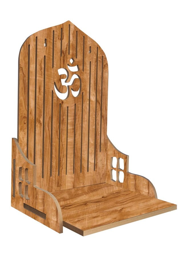 LINGAZ Wooden New Wall Mounted Hanging Puja Temple Stand for Home, Shop and Office - Image 4