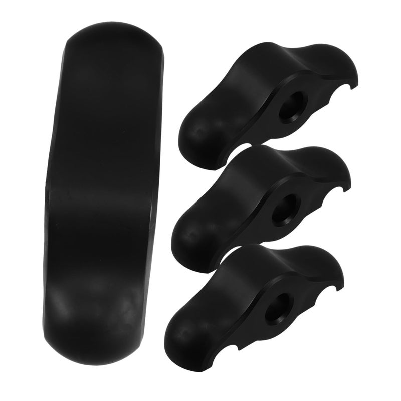 Indoor Cycling Bike Stabilizer Set 4PCS Snap Rocker Feet Slip Mat Exercise Bike Foot Support - Image 2