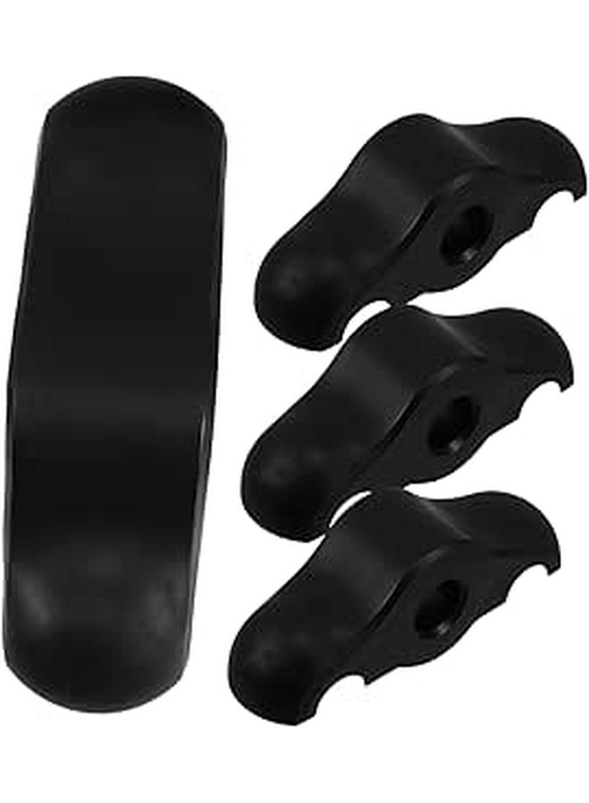 Indoor Cycling Bike Stabilizer Set 4PCS Snap Rocker Feet Slip Mat Exercise Bike Foot Support - Image 1