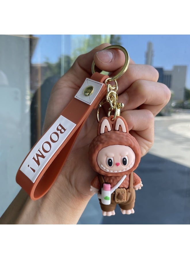 NIBEMINENT LABUBU Keychains, Cute Figurines, Student Schoolbag Pendants And Gifts 