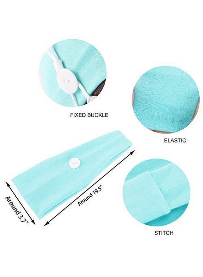 CELLOT 12 Pack Boho Button Headband Wide Stretchy Daily Use Knotted Headwear Sport Athletic Yoga Gym Hair Accessories For Women And Girls - Image 4