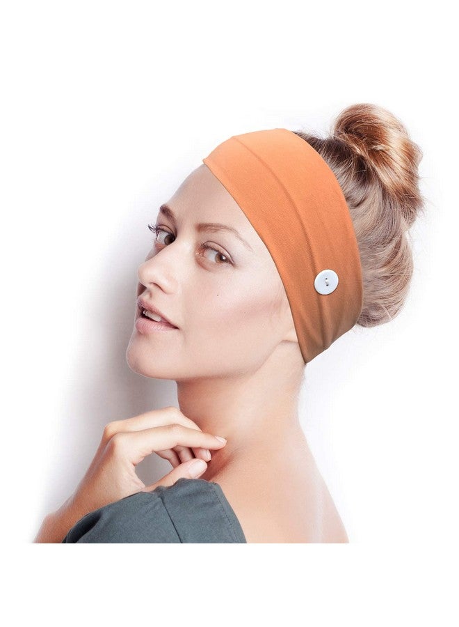 CELLOT 12 Pack Boho Button Headband Wide Stretchy Daily Use Knotted Headwear Sport Athletic Yoga Gym Hair Accessories For Women And Girls - Image 5