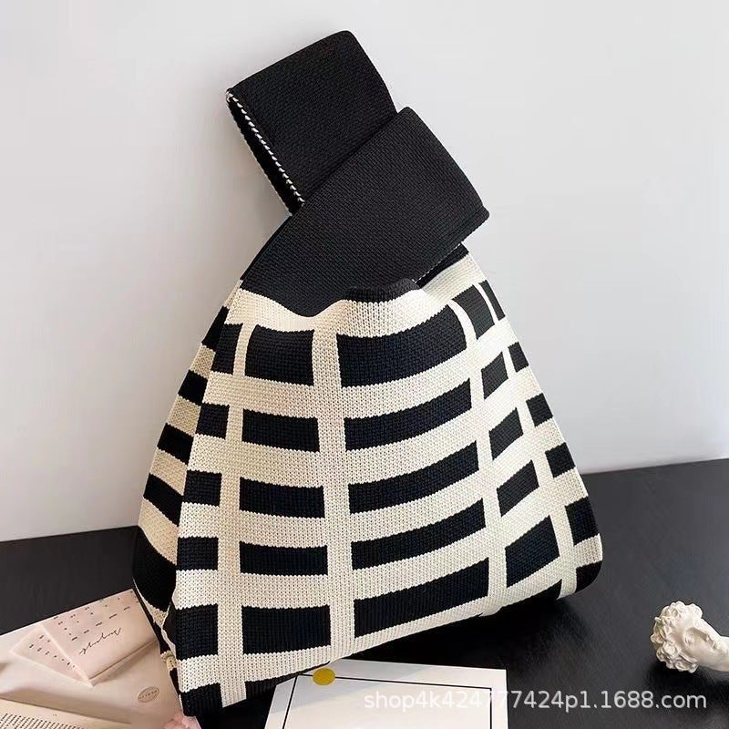 Knitted Bag Hand Bag Crossbody Bag Vest Bag Niche Handbag Hand Gift Bag Knitted Bag - Image 1