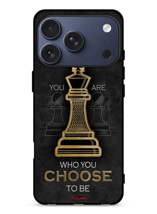 Tolwak Apple iPhone 17 Pro Protective Case Cover You Are Who You Choose To Be - Image 1