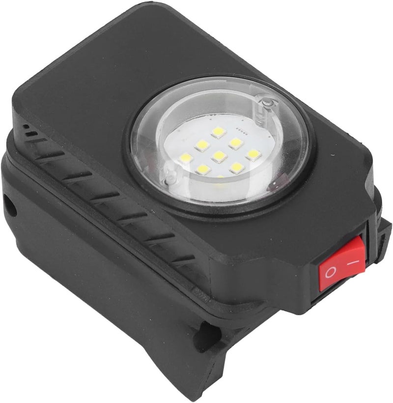 مصباح عمل LED لاسلكي Garosa 18 فولت، تصميم محمول قابل لإعادة الشحن مع منافذ USB مزدوجة للاستخدام الداخلي والخارجي، مثالي للتخييم والإضاءة الطارئة - Image 3