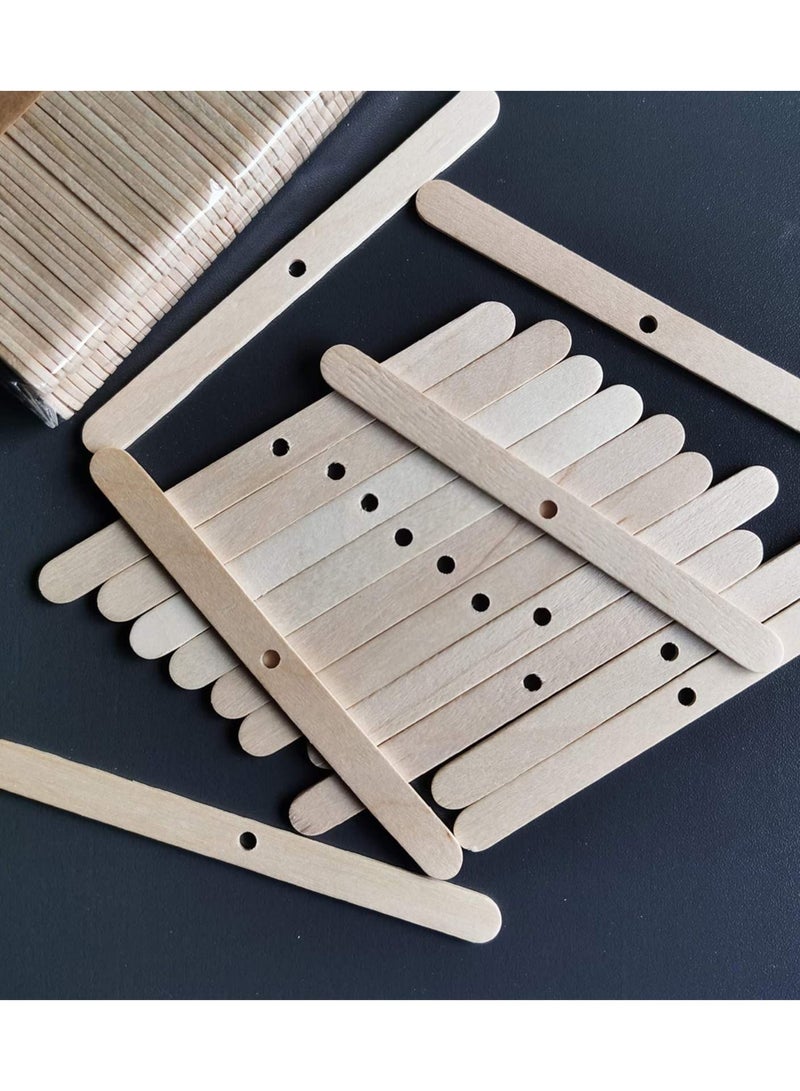Y&D 100 Pcs Candle Wick Holders Wicks Centering Device Bars for Making Clips Candles Tool Wooden - Image 1