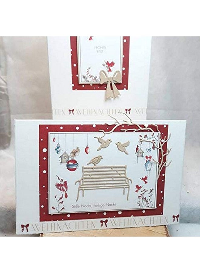 CYFUN DESIGN Birds Stay In The Brach Chair Dies For Card Making New Spring Metal Cutting Dies For Paper Crafting Diy Scrapbooking Embossing Stencils Die Cuts Template Scrapbooking Supplies Handmade Crafts - Image 3