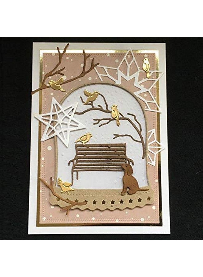 CYFUN DESIGN Birds Stay In The Brach Chair Dies For Card Making New Spring Metal Cutting Dies For Paper Crafting Diy Scrapbooking Embossing Stencils Die Cuts Template Scrapbooking Supplies Handmade Crafts - Image 2