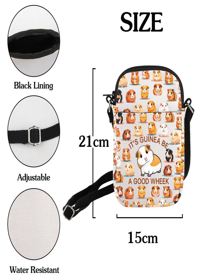 HOLLP Guinea Pig Lovers Crossbody Bag It's Guinea Be a Good Wheek Small Sling Bag Guinea Pig Mom Lovers Gift (Good Wheek) - Image 2