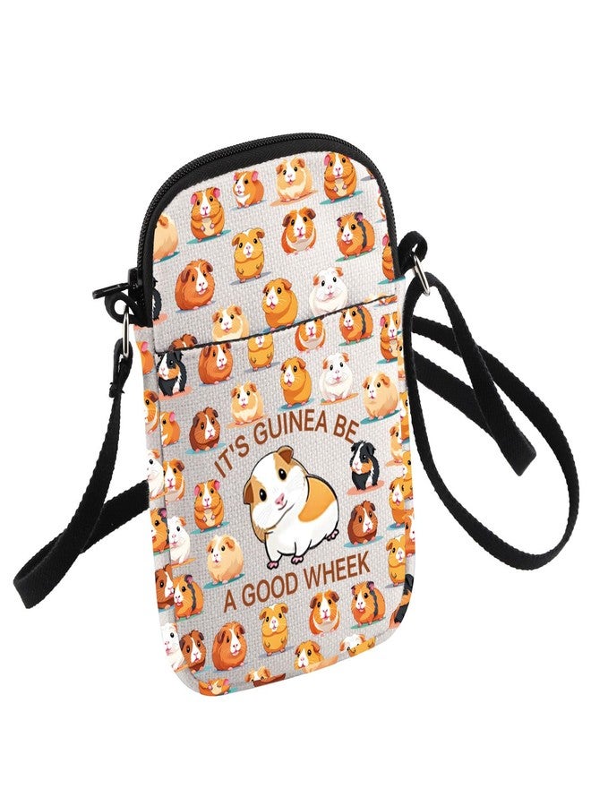 HOLLP Guinea Pig Lovers Crossbody Bag It's Guinea Be a Good Wheek Small Sling Bag Guinea Pig Mom Lovers Gift (Good Wheek) - Image 1