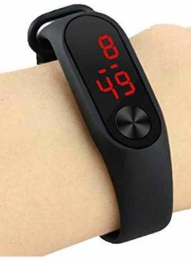 NIBEMINENT Kids Led Watch Black Color - Image 2