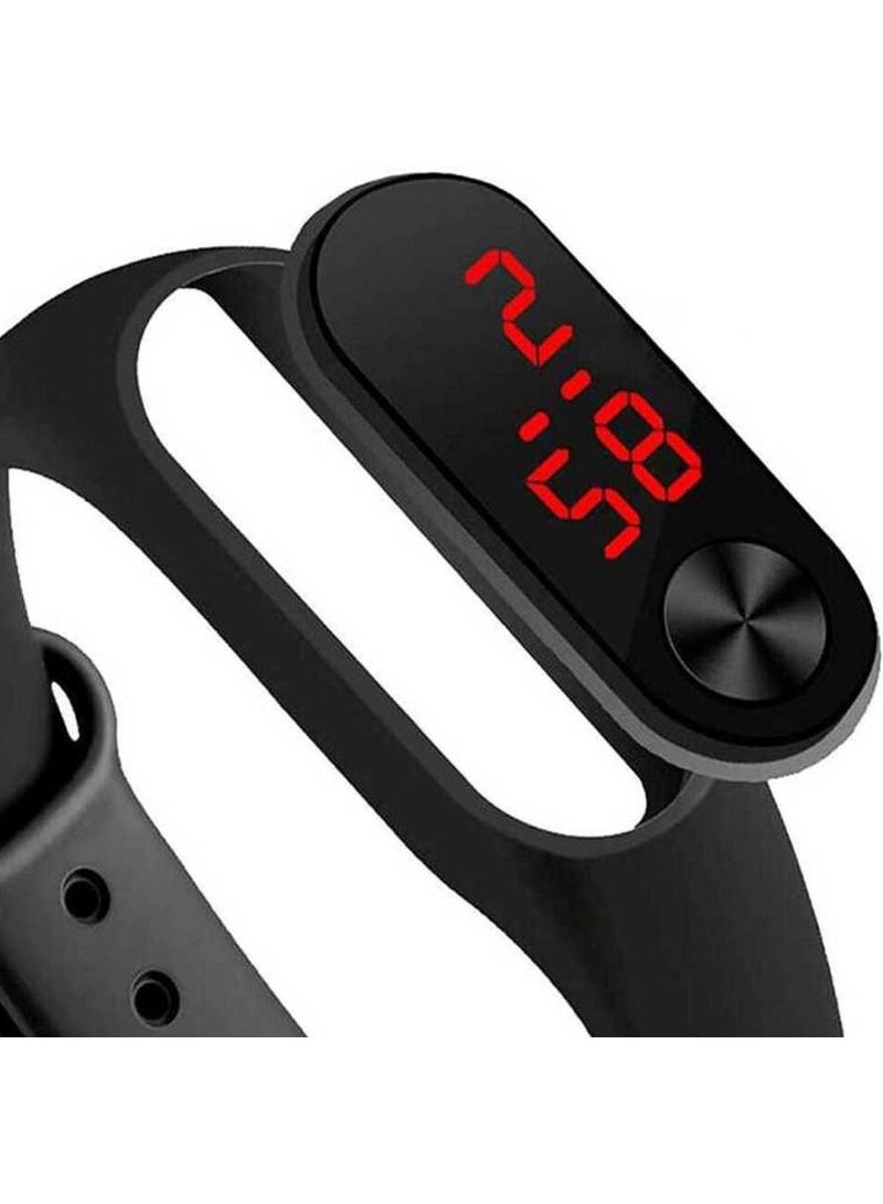 NIBEMINENT Kids Led Watch Black Color - Image 3