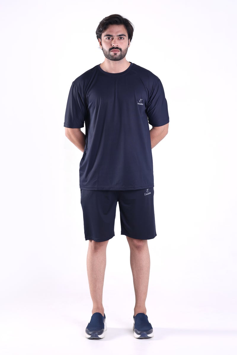 Executive LLC Men’s Breathable Active Set – T-Shirt & Necker, Loose look Lightweight & Comfortable 150 GSM - Image 4