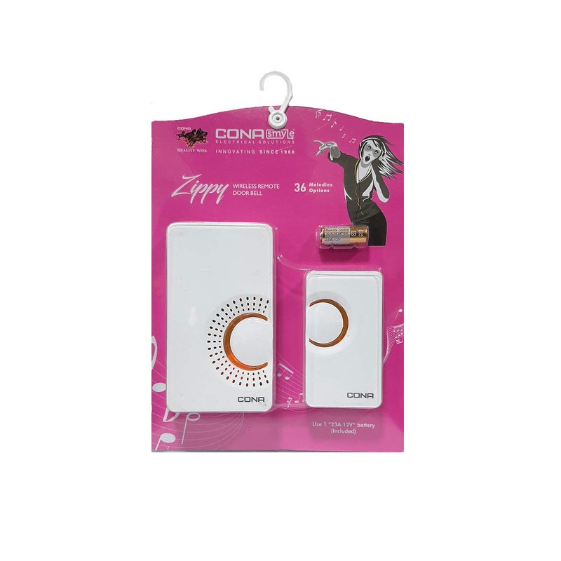 CONA Wireless Remote Door Bell (White) - Image 3