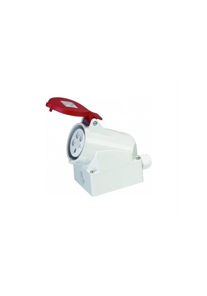 Schneider Electric Schneider Electric S56 Surface Socket Outlet 250V 32A IP66 Grey - Image 2
