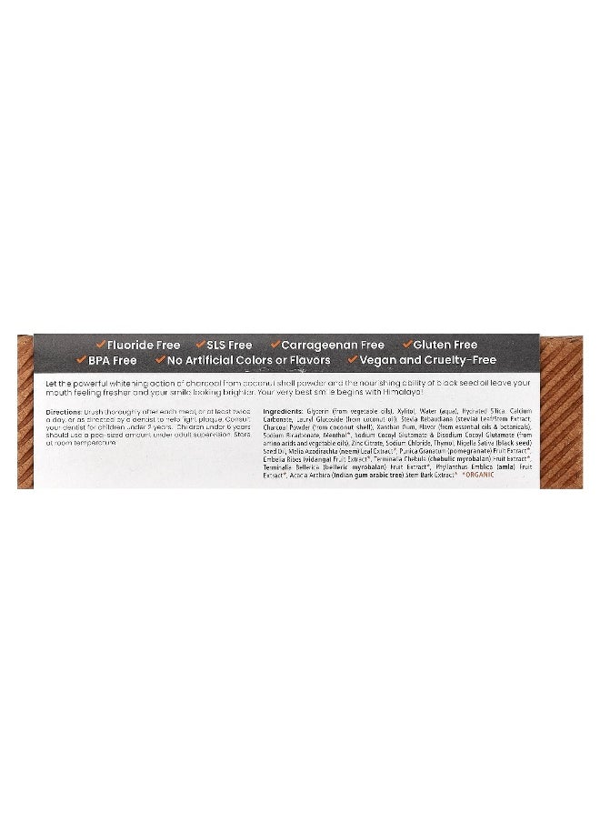 Himalaya Himalaya, Whitening Antiplaque Toothpaste, Charcoal + Black Seed Oil, Mint , 4 oz (113 g)  - Image 3