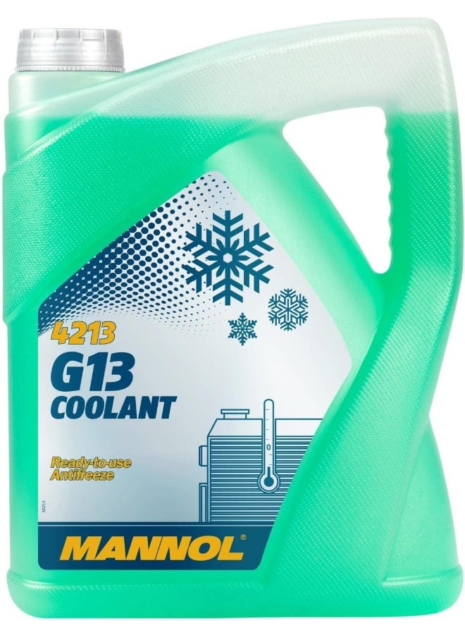 مانول مانول G13 سائل تبريد مضاد للتجمد جاهز للاستخدام، G13، 5 لترات  - Image 1