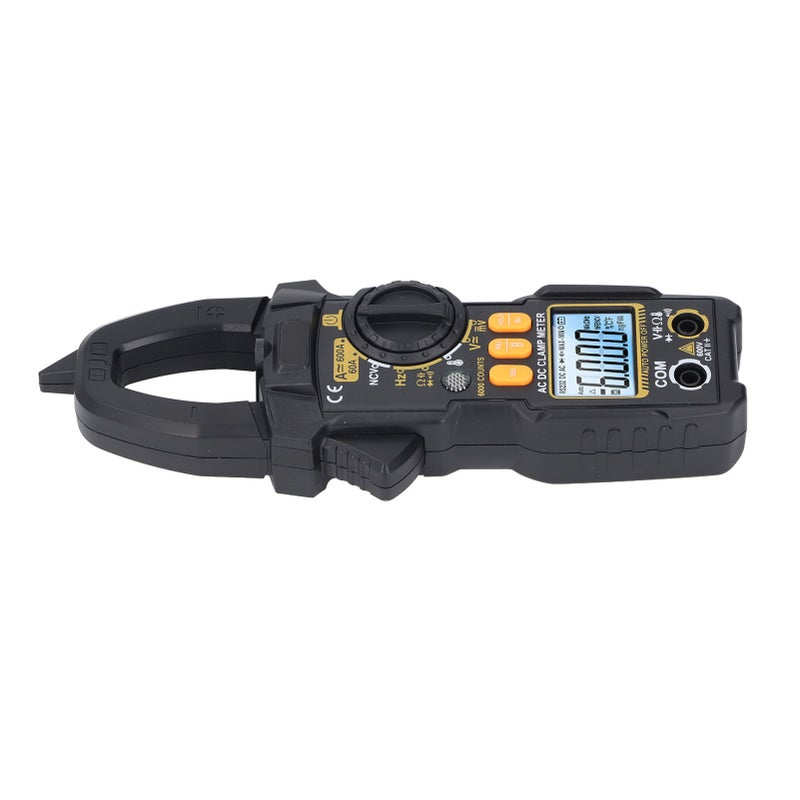 Digital Clamp Meter Multimeter 6000 Count LCD AC DC Volt Amp Diode Temp Hz Ohms Capacitance Tester Electrican Tool PN108 - Image 4