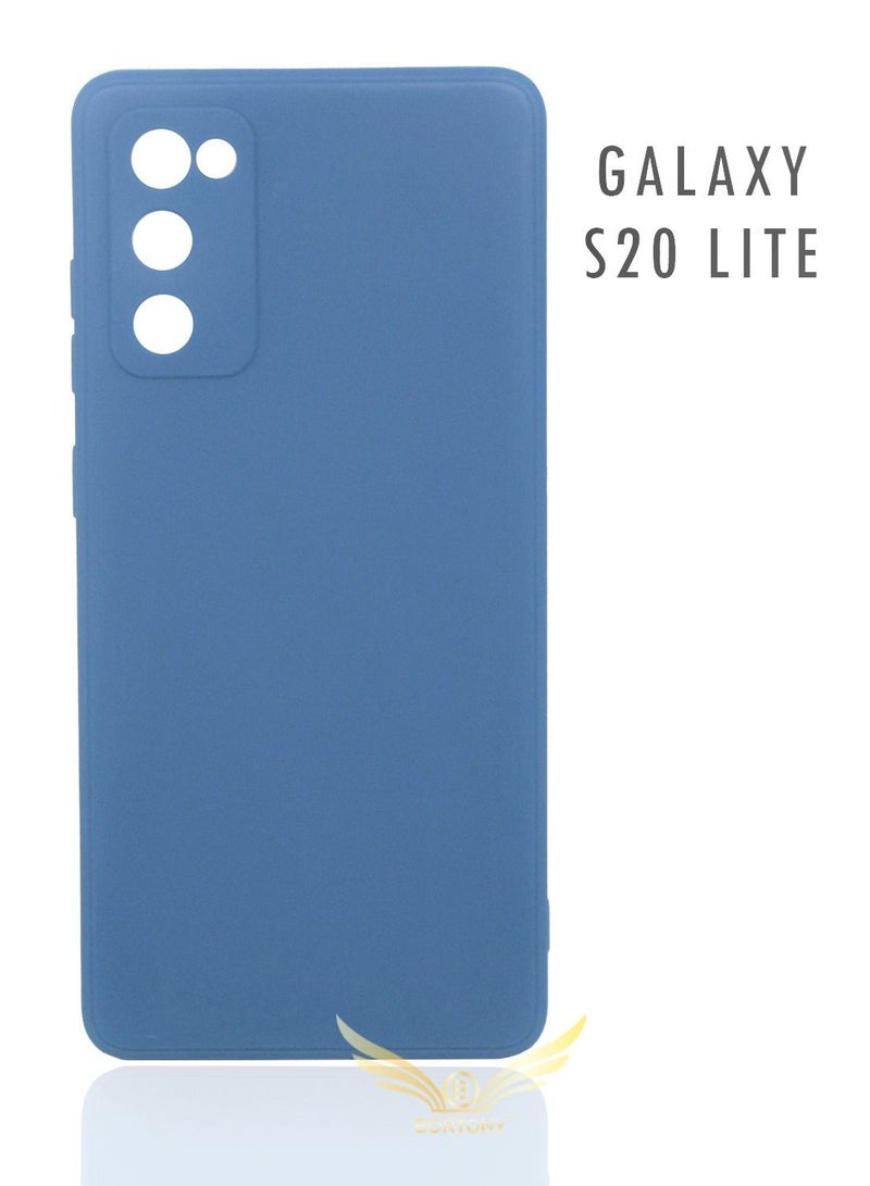 BORTONY Galaxy S20 Lite Case,Soft Liquid Silicone With Anti-Scratch Microfiber Lining Protective Back Case Cover For Samsung Galaxy S20 Lite - Image 1