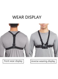 Generic Elastic 3 Point Chest Strap for Action Camera, Fully Adjustable Chest Strap  - Image 2