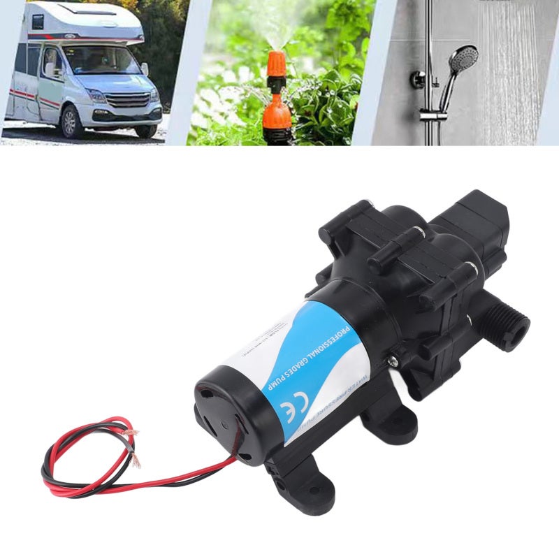 12V DC Water Transfer Pump - Powerful Self-Priming Function, Misting Cleaning Feature, Sturdy Plastic Construction for RV, Marine, Sump & Automotive Use - Image 5