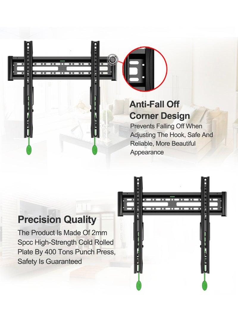 NB NORTH BAYOU Tilt TV Wall Mount for Most 40-60 Inch Flat Screen/Curved TV,Low Profile Wall Mount Saving Space Max VESA 600x400mm Hold up to 80Ibs  - Image 4
