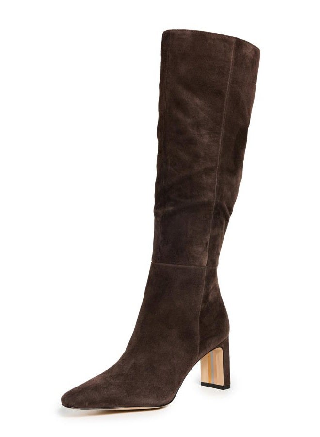 Sam Edelman Women's Sylvia Knee High Boot, Chocolate Brown, 7.5 - Image 1