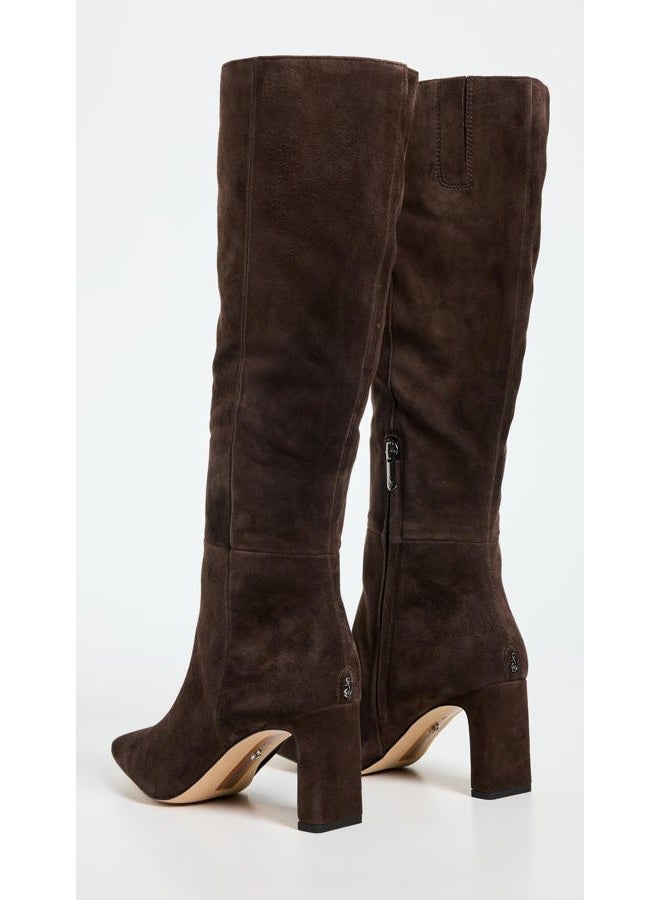 Sam Edelman Women's Sylvia Knee High Boot, Chocolate Brown, 7.5 - Image 5