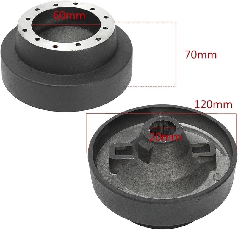 Wivplex 20mm Steering Wheel Hub Adapter Quick Release Set - Image 2