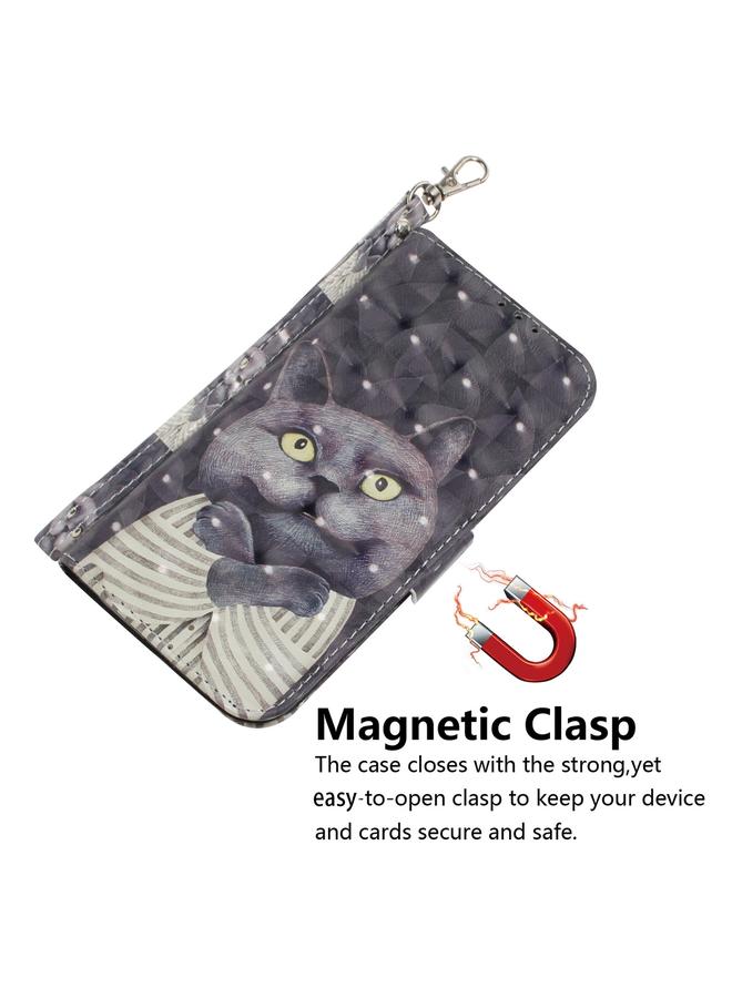 زبون جراب لهاتف Infinix Note 12 VIP، جراب جلدي ثلاثي الأبعاد ملون أفقي قابل للطي - Image 4