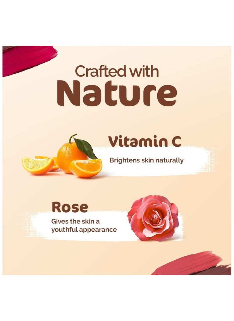 Mama Earth - Mamaearth Nourishing Natural Lip Cheek & Eye Tint with Vitamin C & Rose- 03 Rose Pink- 4 g - Image 1