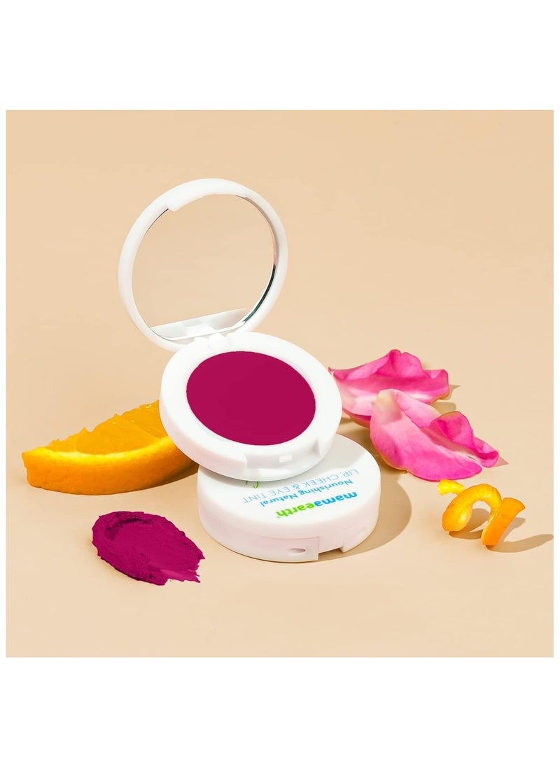 Mama Earth - Mamaearth Nourishing Natural Lip Cheek & Eye Tint with Vitamin C & Rose- 03 Rose Pink- 4 g - Image 1