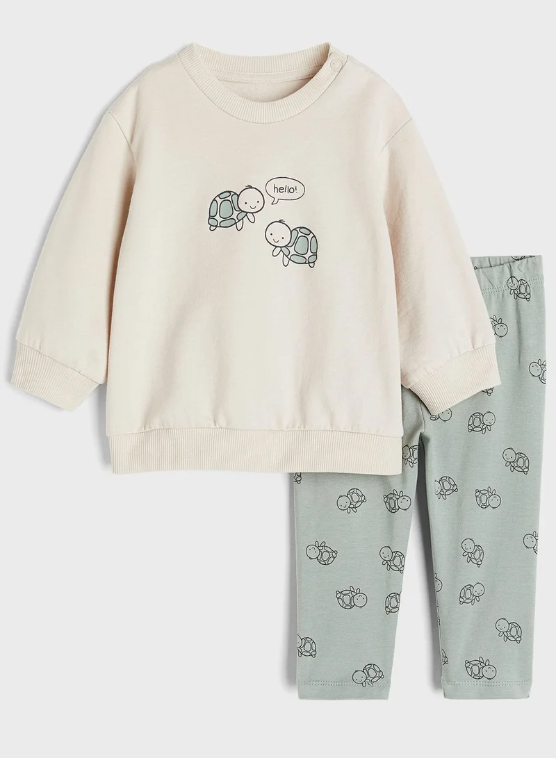 H&M Kids 2-Piece Sweatshirt And Leggings Set