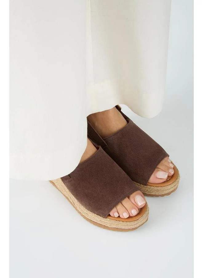 Manijero  Penny Women's Genuine Leather Belt Buckle Brown Sandal. for Women | Best Price UAE
