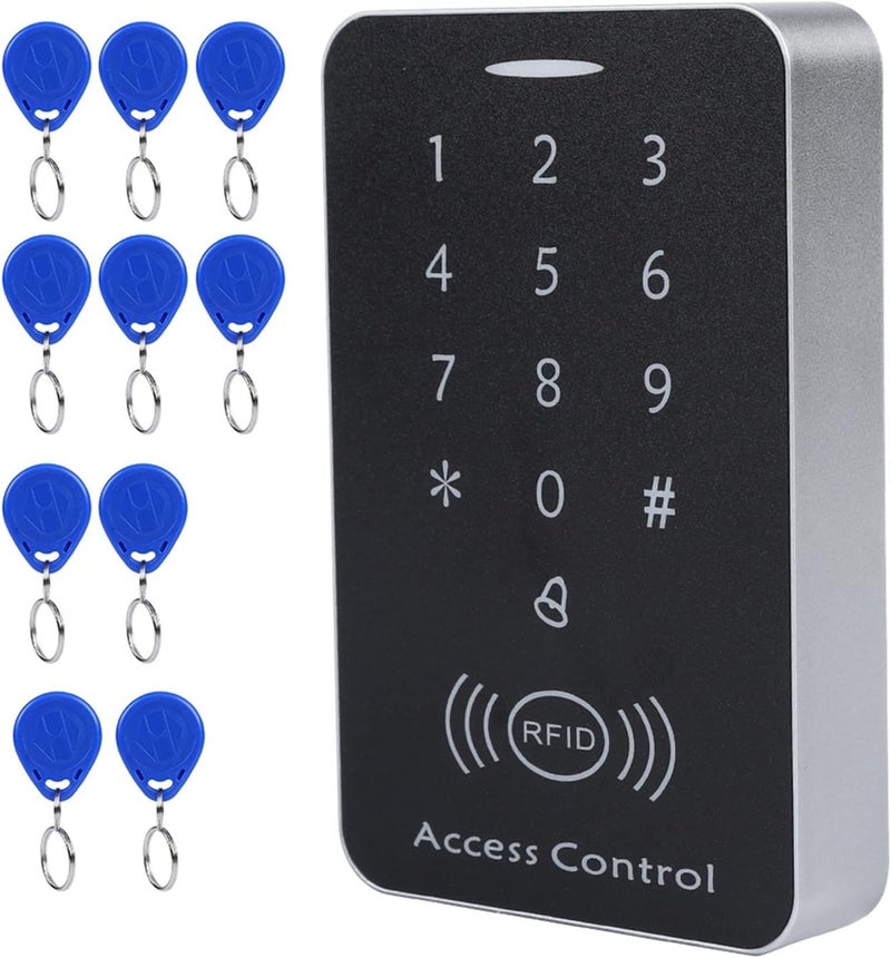 Smart Door Access Controller ID Card Reader Keypad Lock Support 1000 Users Businesses Communities PVC Black 4.6x3.0x0.8in - Image 5