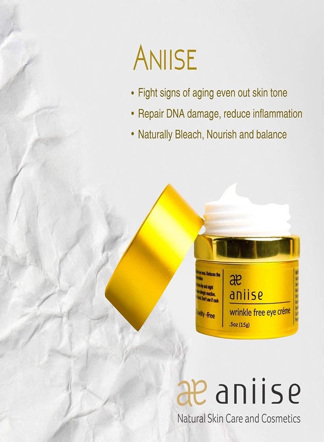 Aniise Eye Cream for Dark Circles and Puffiness Loaded with Rosemary, Grape Seed, Aloe Vera, Chamomile - Anti-Aging and Anti- Wrinkle Eye Cream for Men and Women (0.5 oz-15 g)(Packaging May Vary) - Image 4