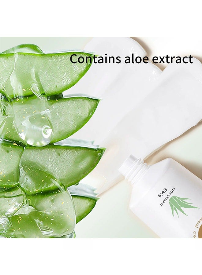 BARUBT Aloe Vera Mild Hair Removal-Mild Non Stimulating Whole-Body Depilation,Painless Depilatory for Sensitive Skin,Moisturizing with Aloe Vera & Vitamin E, For Men & Women 60g - Image 2