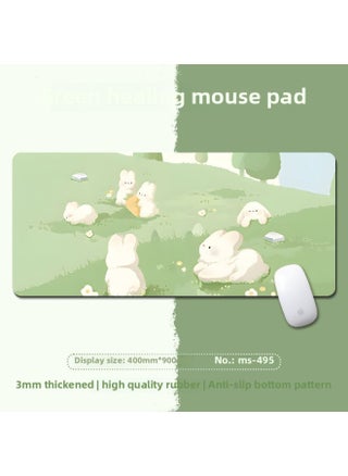 Small Fresh Green Wrist Mouse Pad Oversized Simple Literature Learning Desk Pad For Boys And Girls Children's Table Pad-Color:400x900mm5mm-Pattern:MS-495 - pzsku/Z980CD5E92B564E02ACDCZ/45/1746218032/318d6ca5-68b6-49d0-8d21-1c06804ecf81