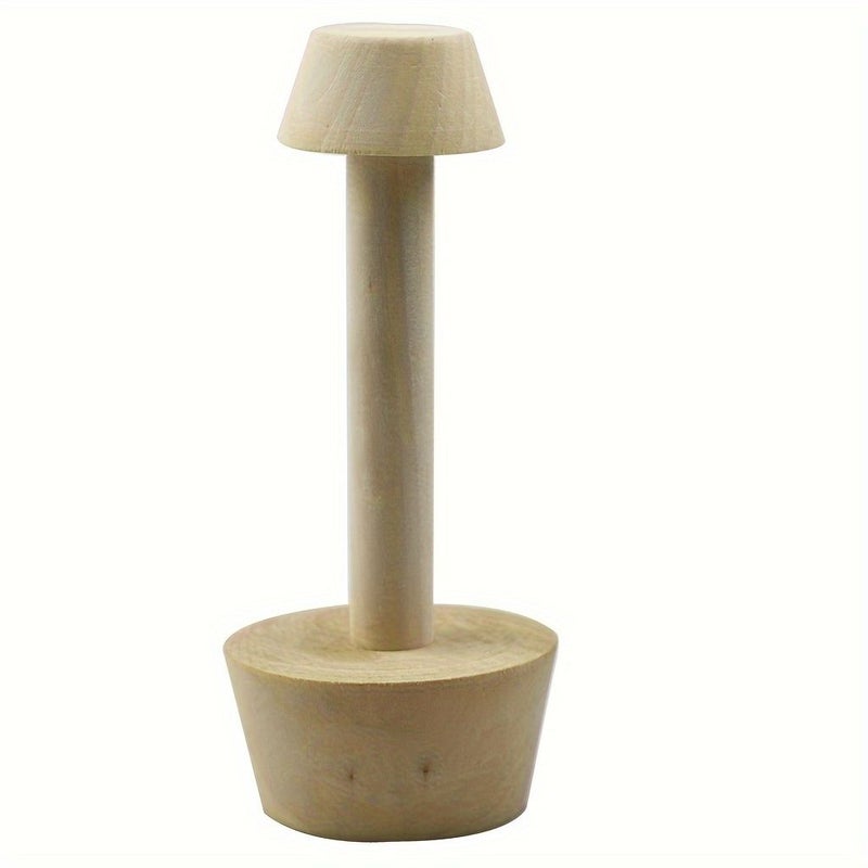 2 Pcs Wooden Double Sided Egg Tart Mold Tart Tamper Baking Tool For Pie Crust And Tart Shell Making - Image 4