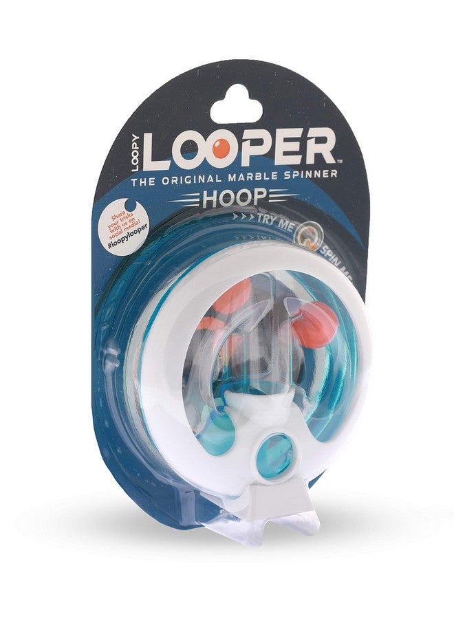 blue orange Loopy Looper Hoop The Original Marble Spinner Skill Fidget For Kids Ages 8 Years And Up  - Image 2